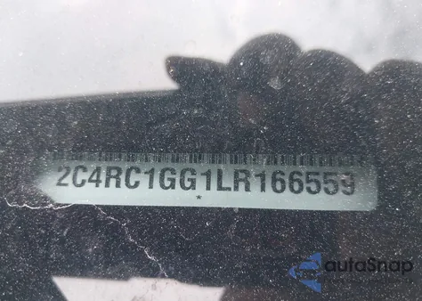 2020 Chrysler Pacifica Limited z USA, uszkodzony, nr VIN 2C4RC1GG1LR166559